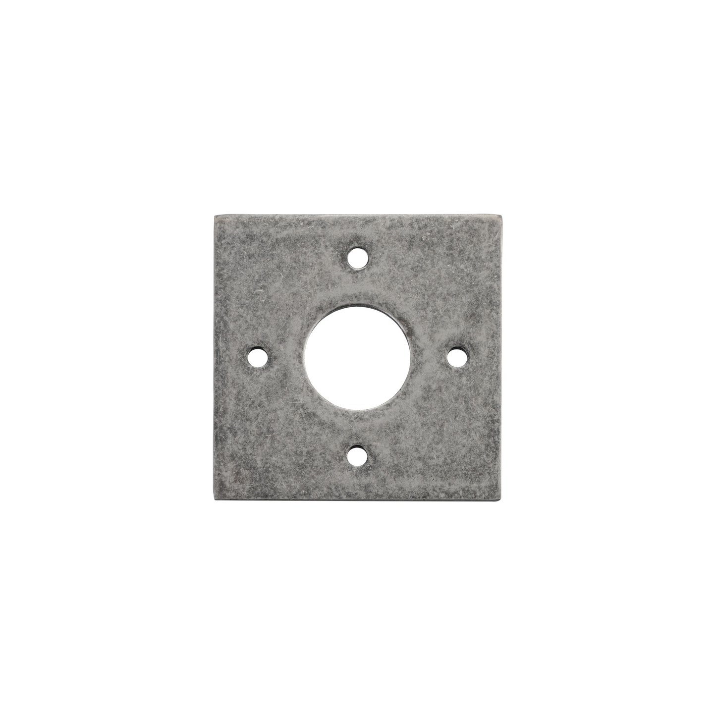 Adaptor Plate (Pair) Square Distressed Nickel