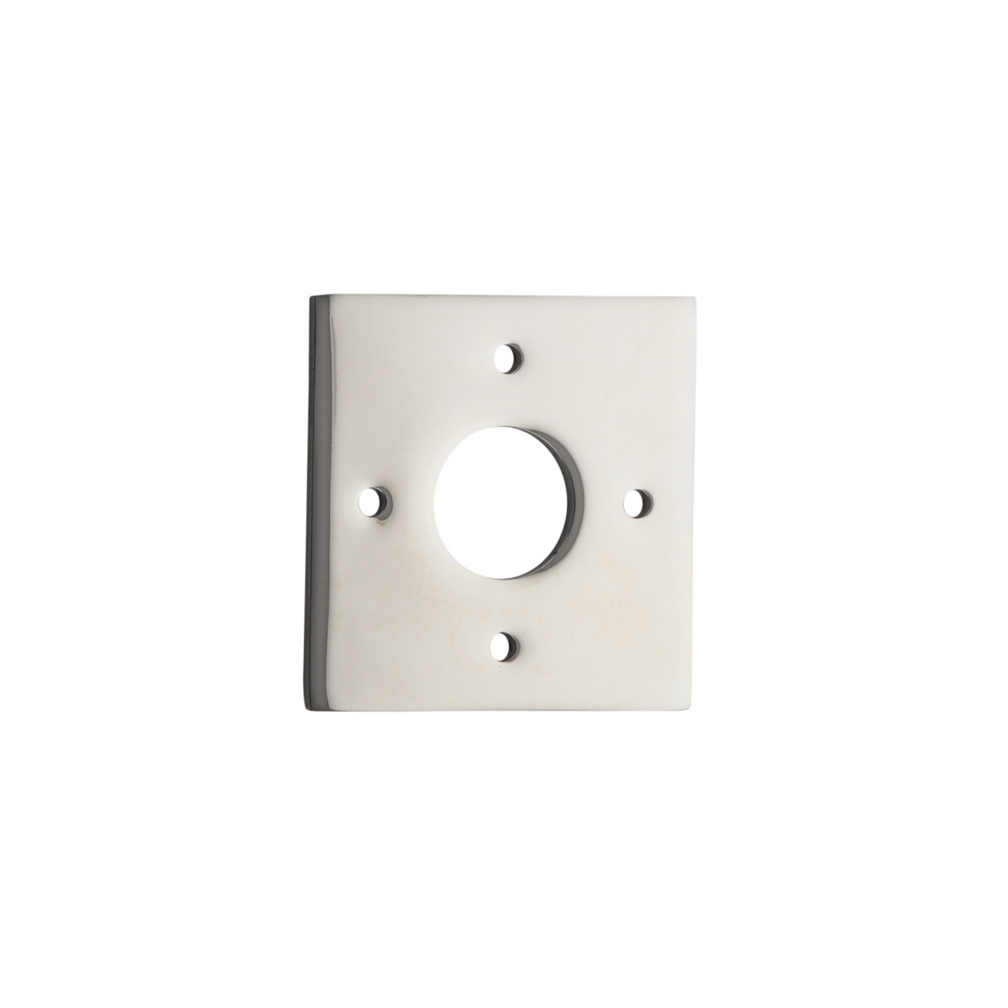 Adaptor Plate (Pair) Square Polished Nickel