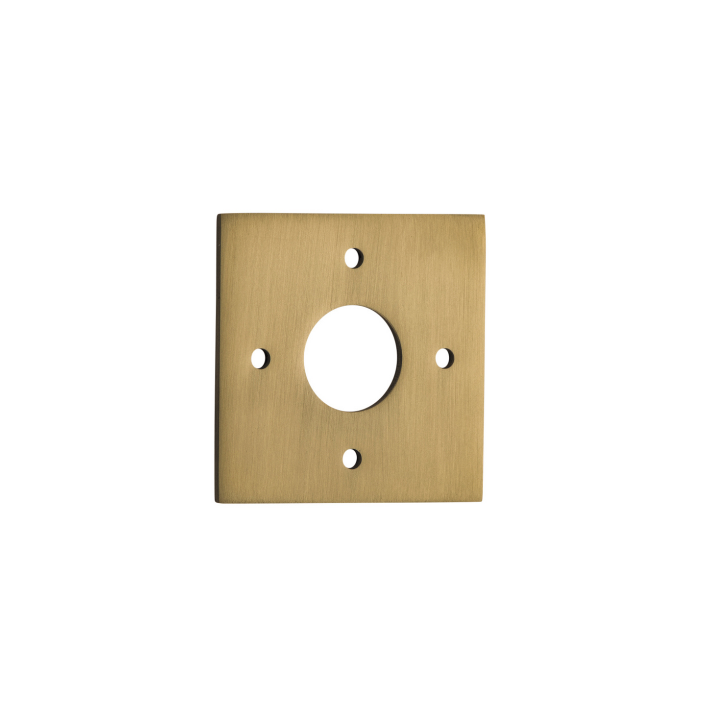 Adaptor Plate (Pair) Square Brushed Brass