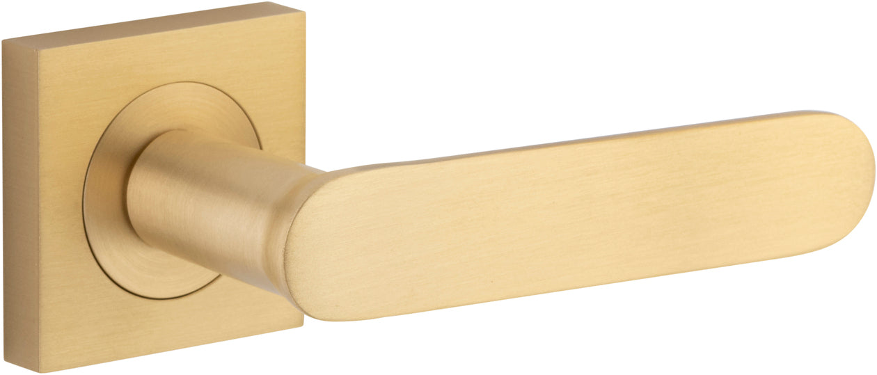 Bronte Lever on Square Rose Brushed Brass