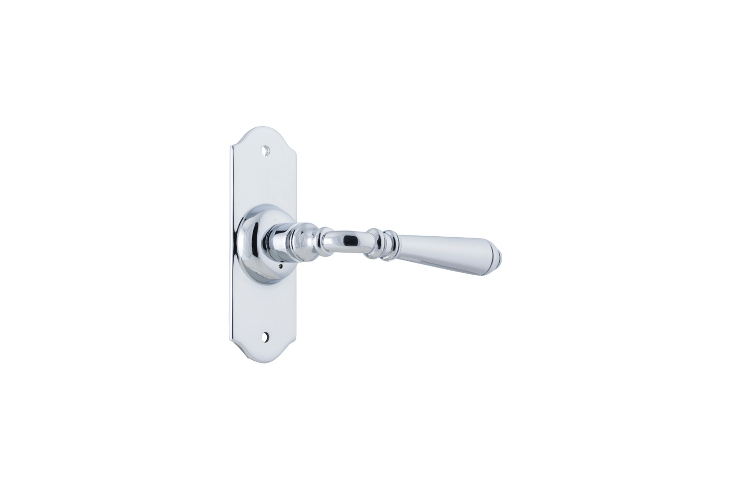Reims Lever Short Backplate Polished Chrome