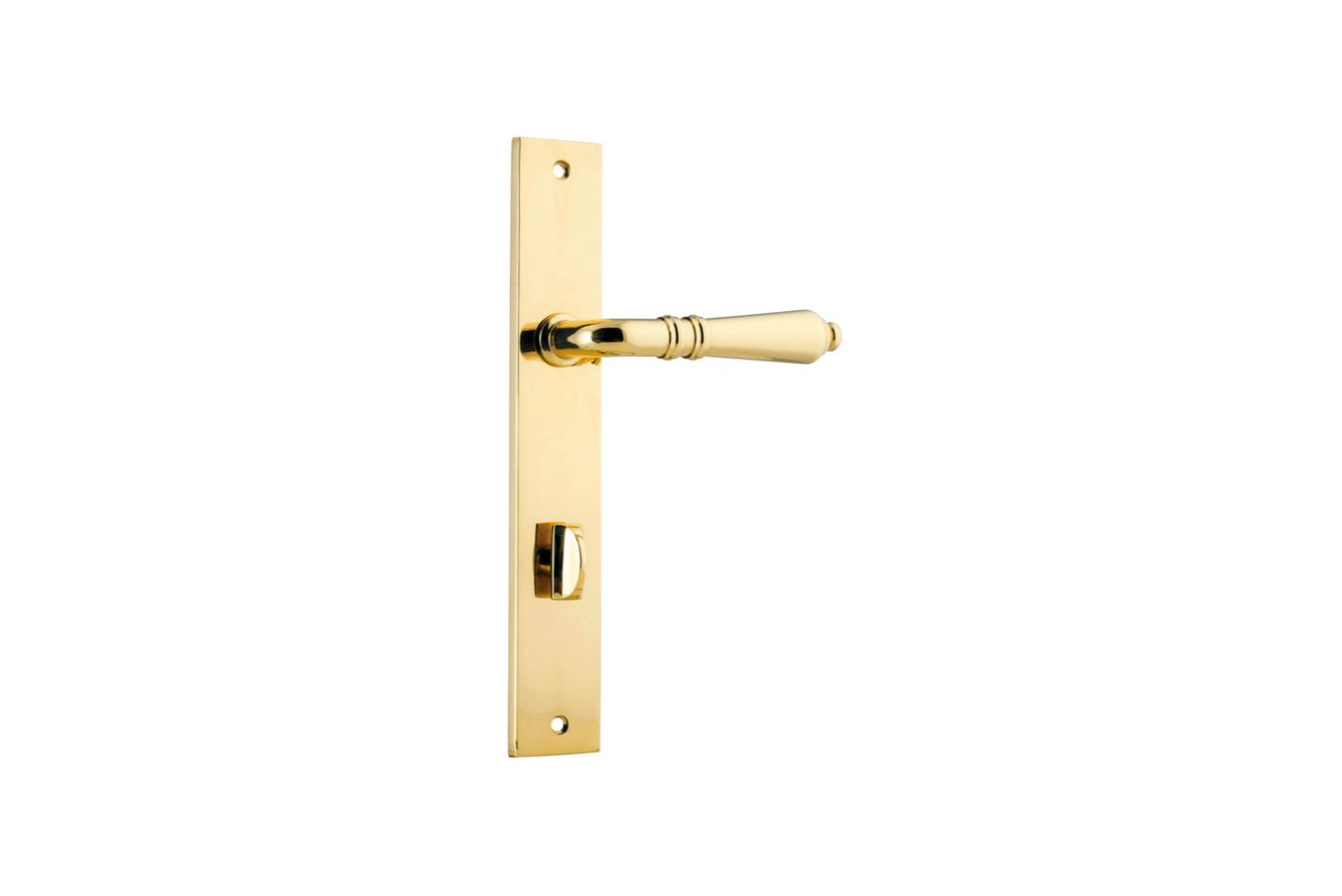 Sarlat Lever Rectangular Polished Brass