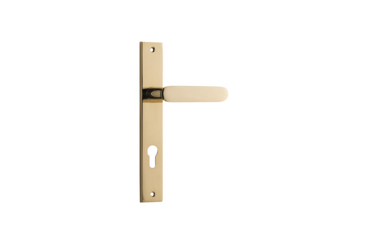 Bronte Lever Rectangular Polished Brass