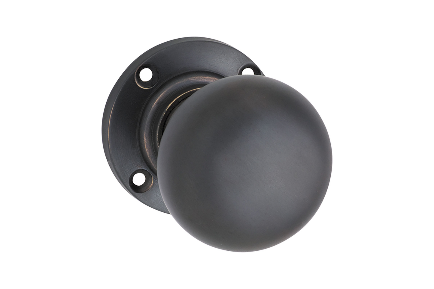 Victorian Knob on Rose Antique Copper