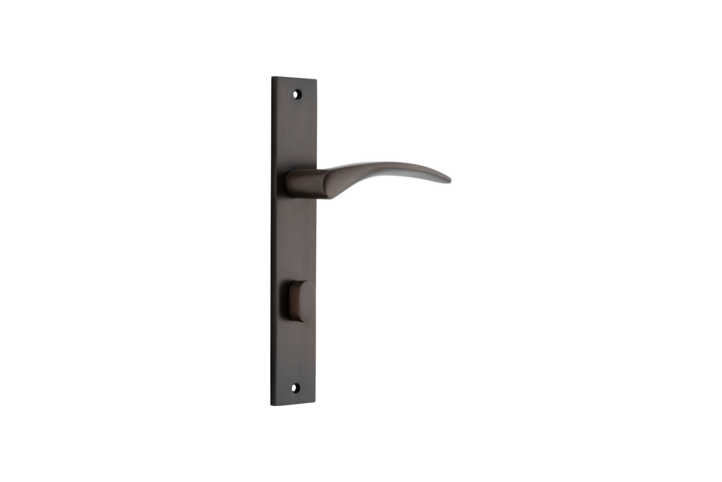Oxford Lever Rectangular Signature Brass
