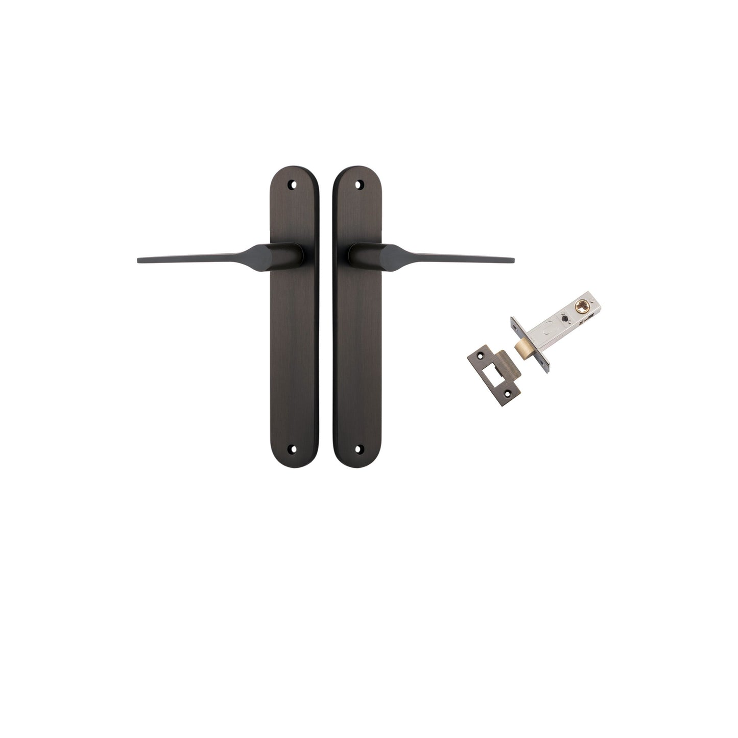 Como Lever Oval Signature Brass Passage Kit