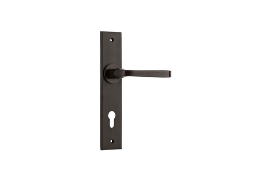 Annecy Lever Chamfered Signature Brass