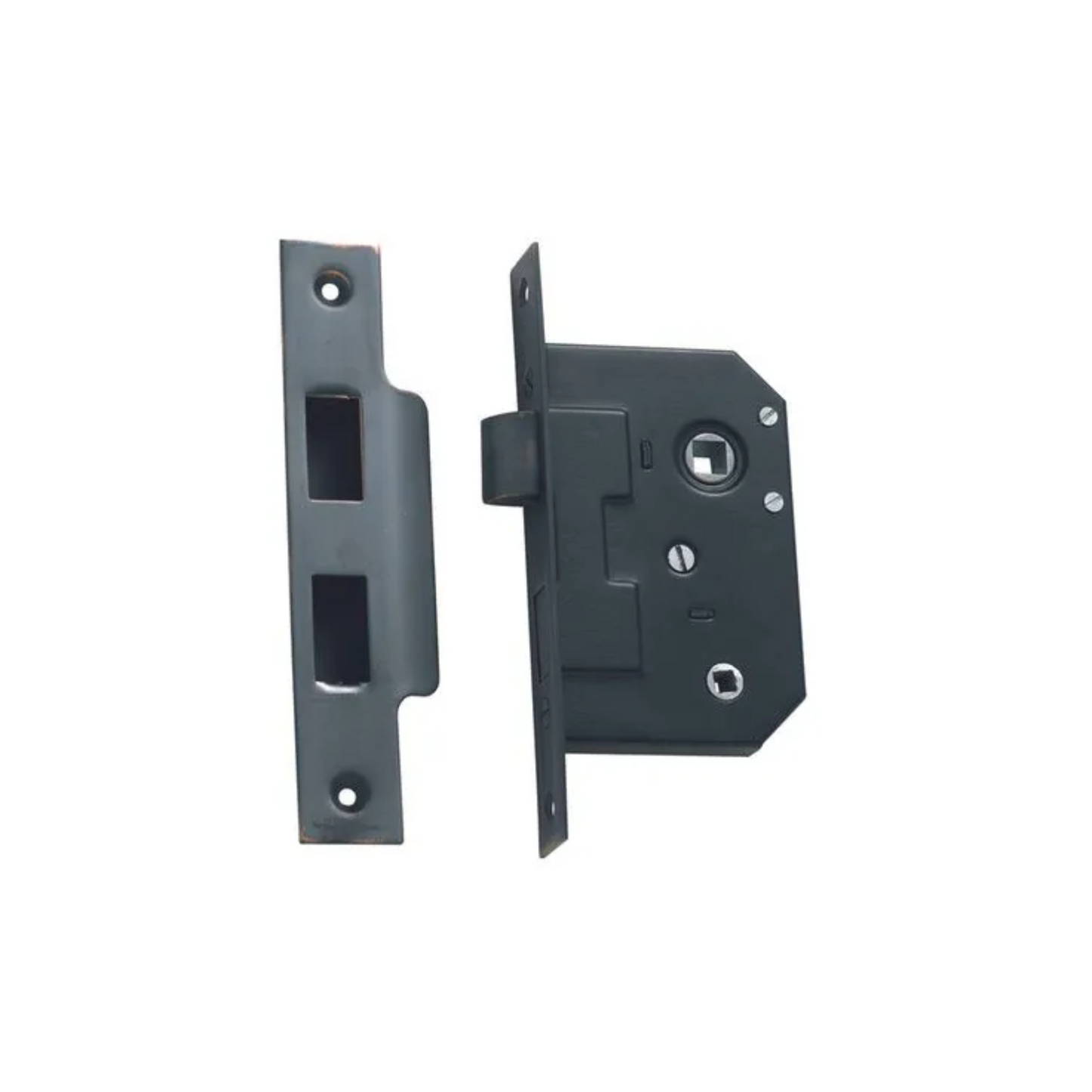 Privacy Mortice Lock Antique Copper 44mm