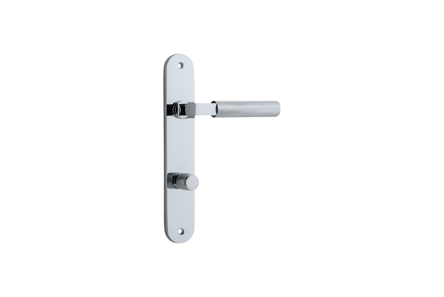 Brunswick Lever Oval Polished Chrome