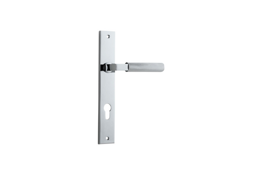 Brunswick Lever Rectangular Polished Chrome