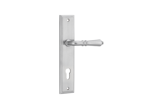 Sarlat Lever Stepped Brushed Chrome