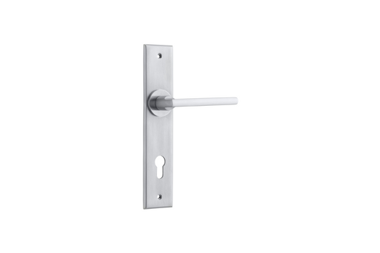 Baltimore Lever Chamfered Brushed Chrome