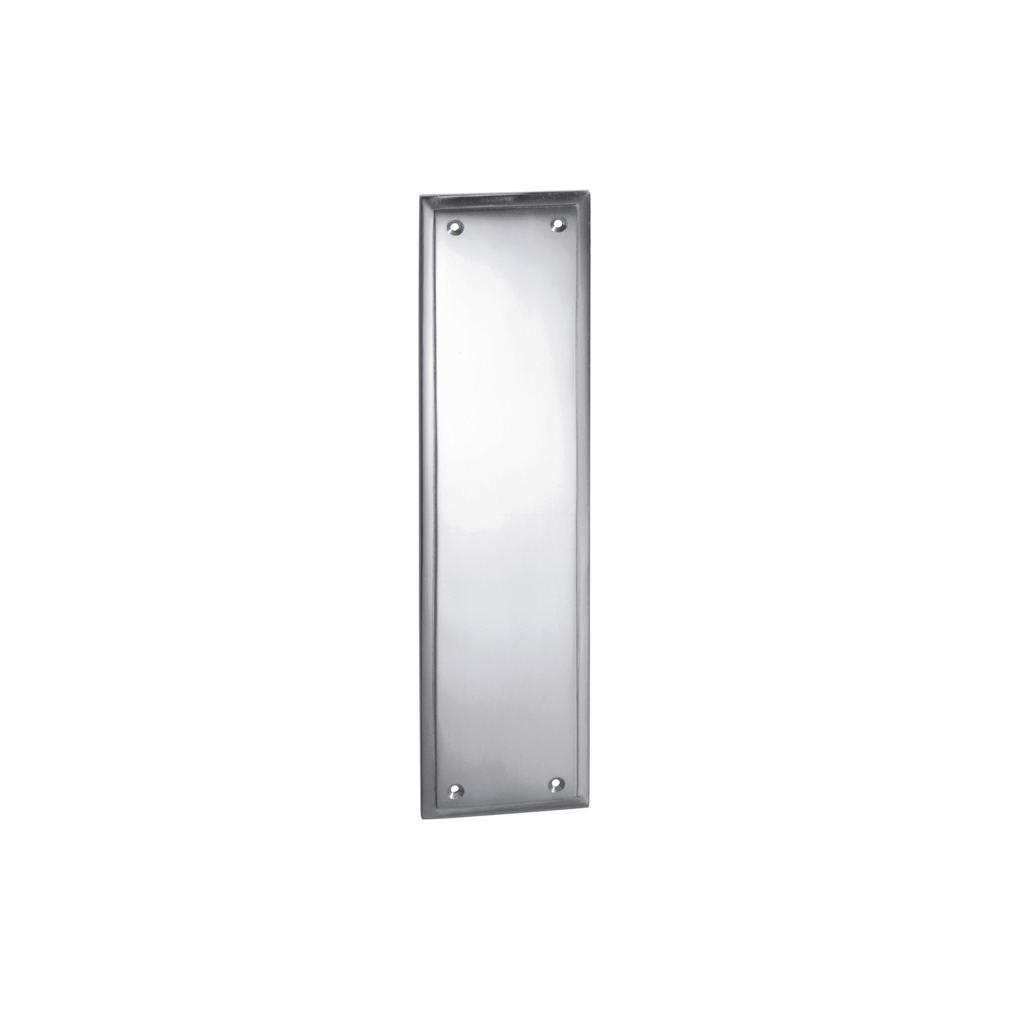 Milton Push Plate Polished Chrome
