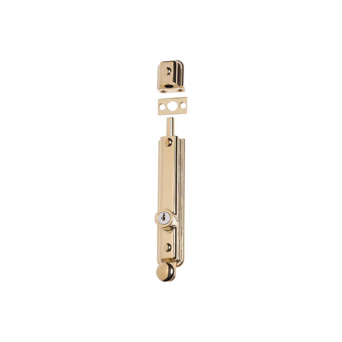 Surface Mounted Bolt - Key Operated PVD