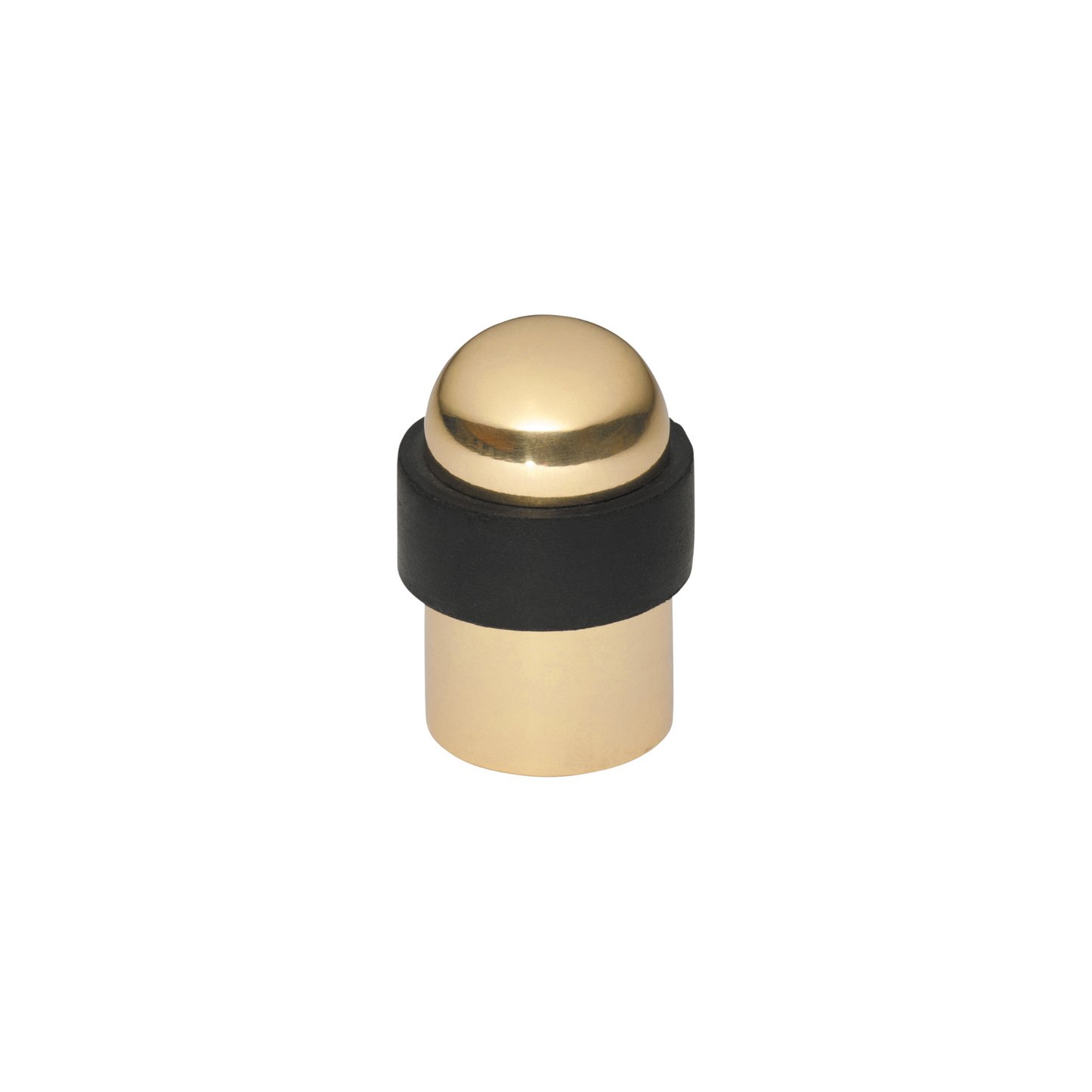 Door Stop - Domed Polished Brass