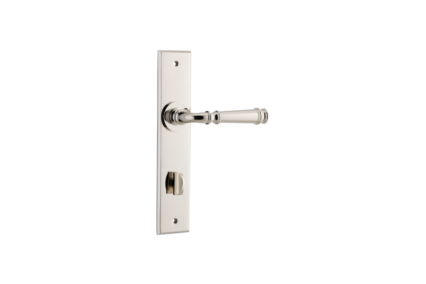 Verona Lever Chamfered Polished Nickel