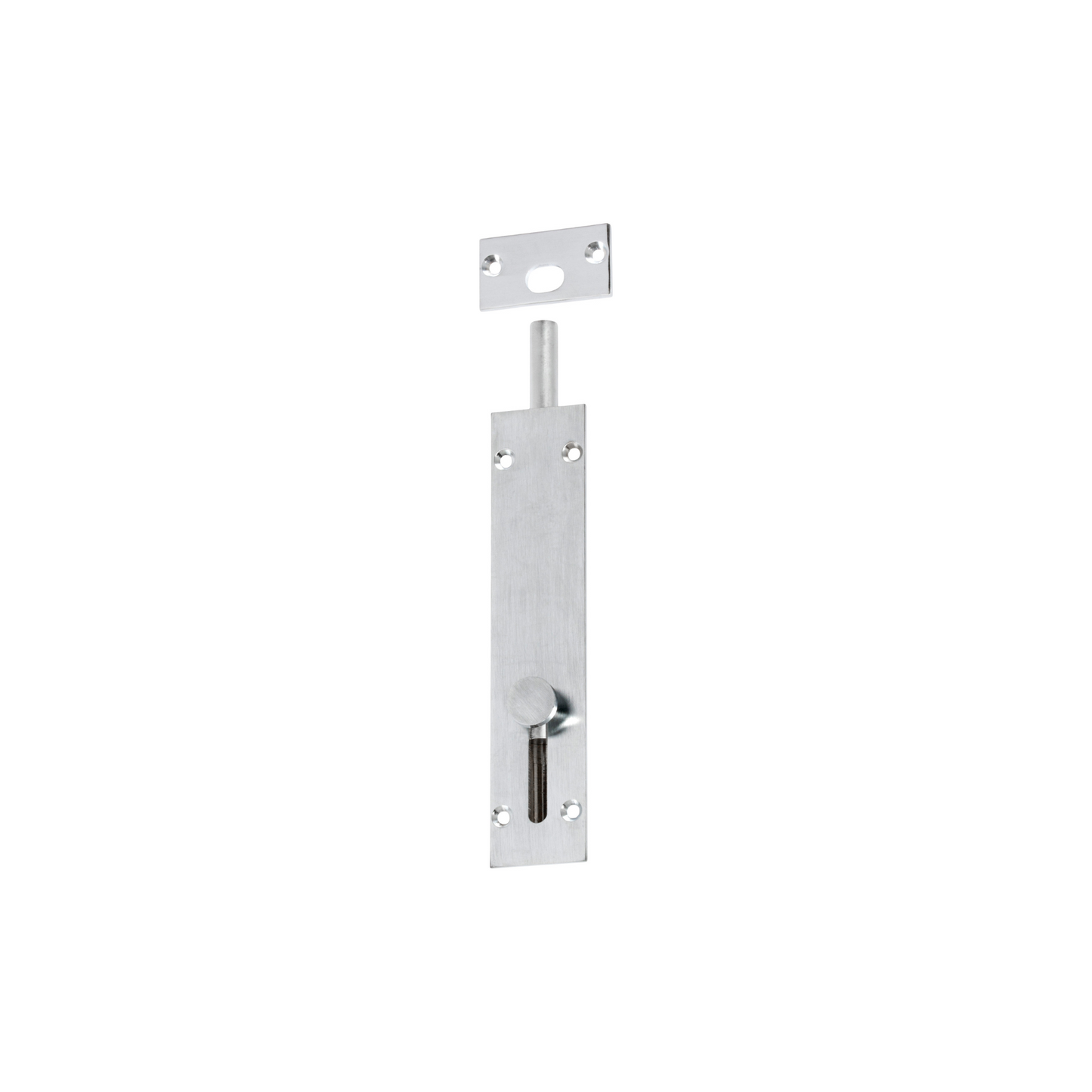 Reverse Barrel Bolt Satin Chrome