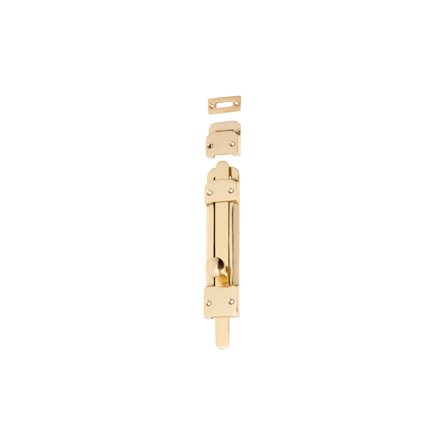 Tower Bolt Polished Brass