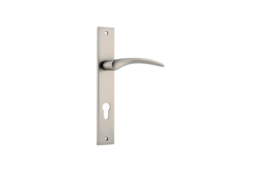 Oxford Lever Rectangular Satin Nickel