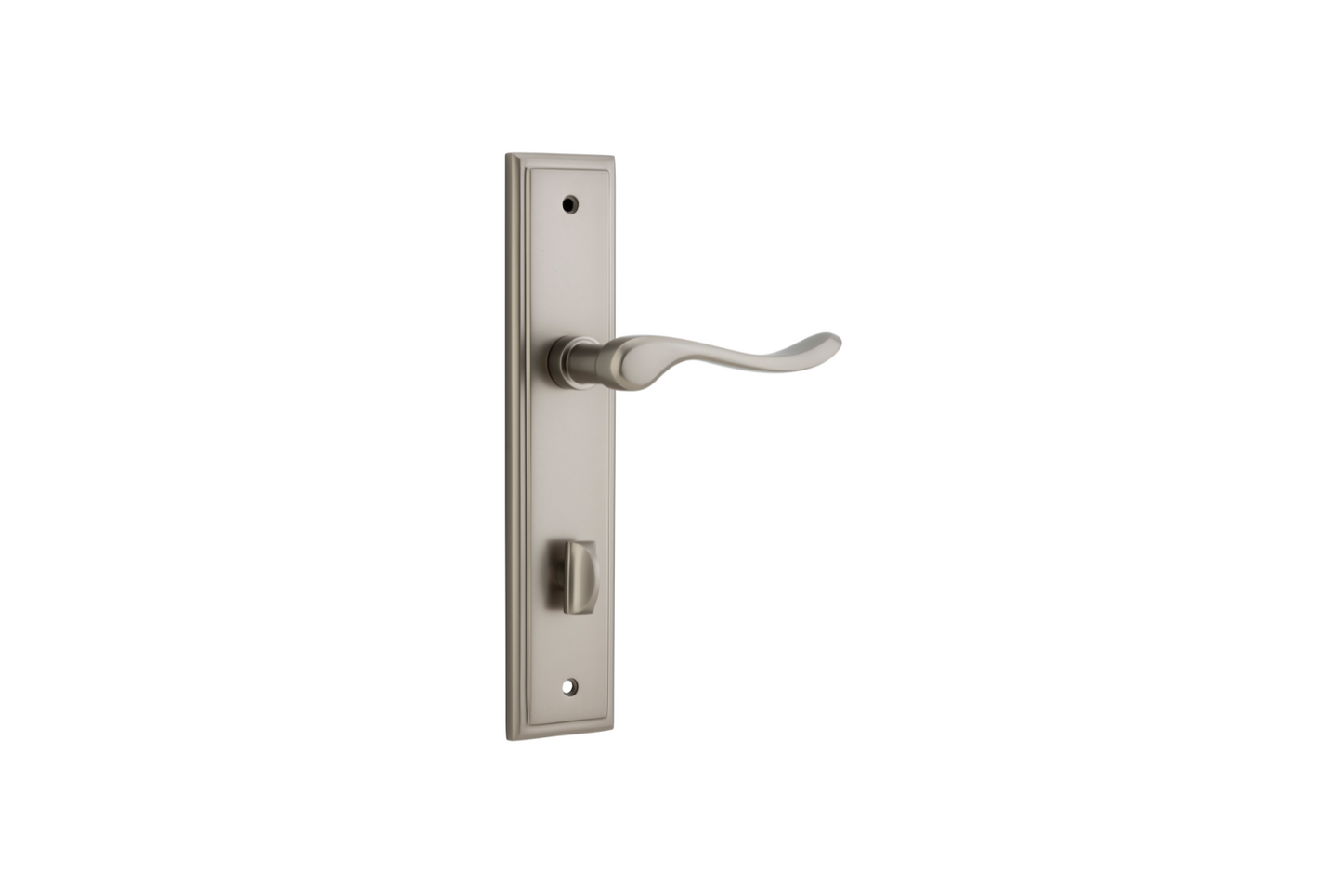 Stirling Lever Stepped Satin Nickel