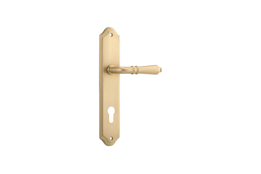 Sarlat Lever Shouldered Brushed Brass