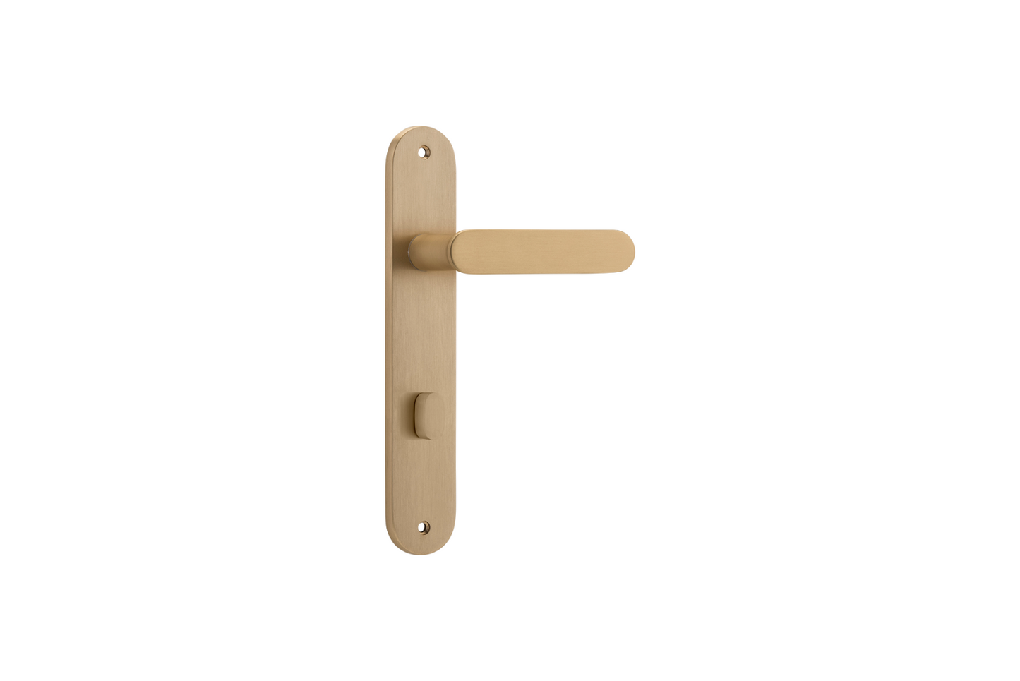 Bronte Lever Oval Brushed Brass