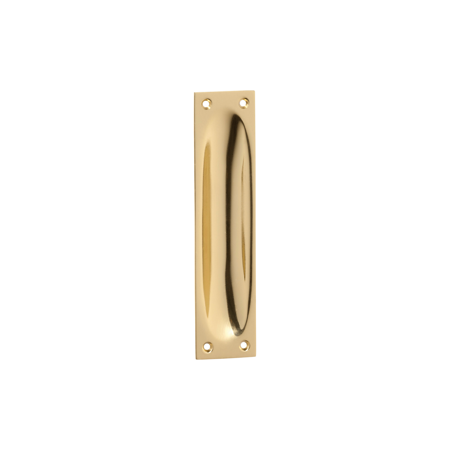 Classic Flush Pull Large Polished Brass