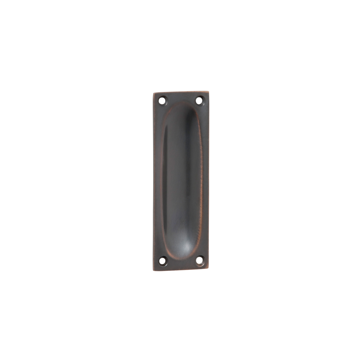 Classic Flush Pull Small Antique Copper