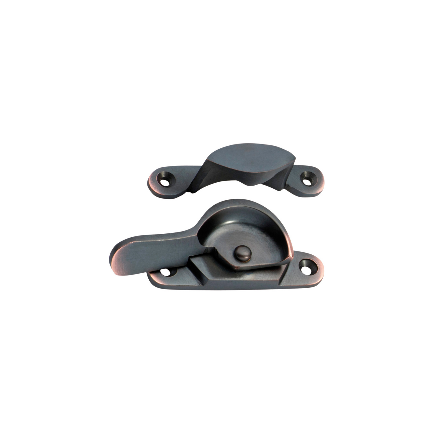 Sash Fastener - Narrow Antique Copper