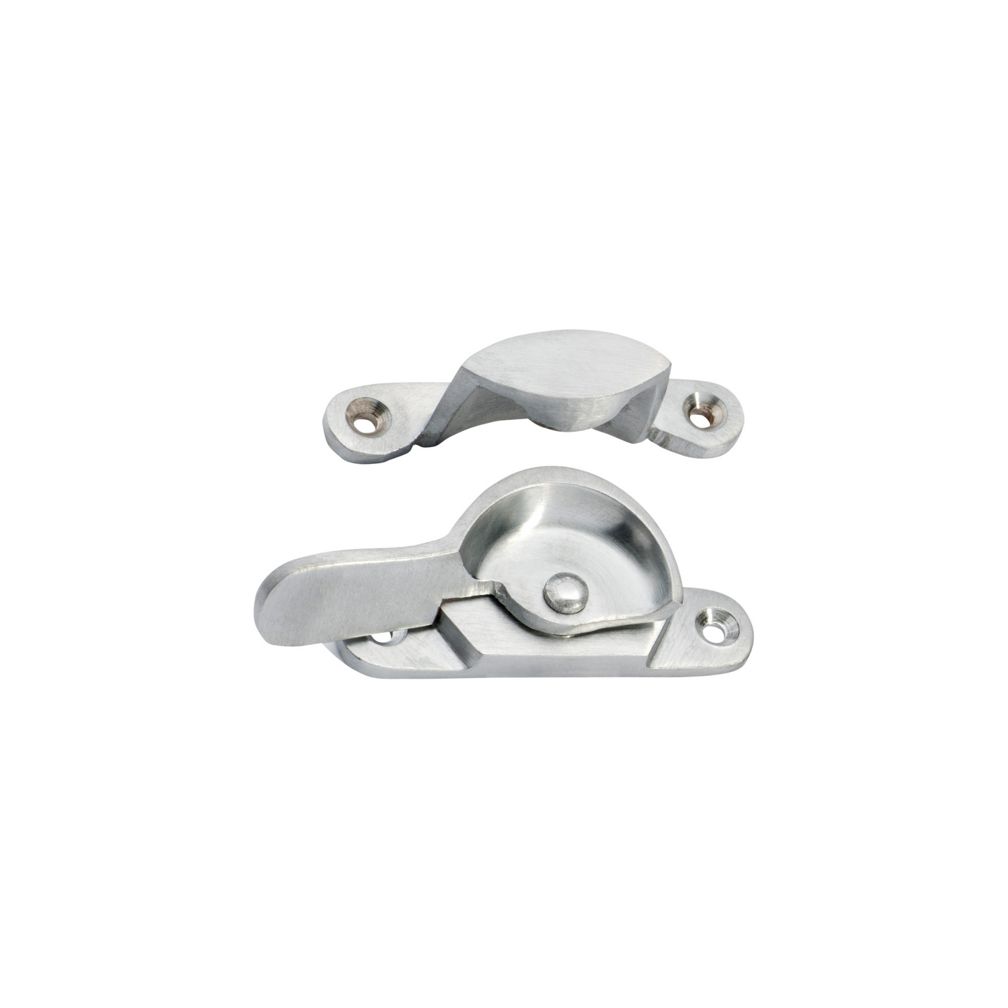 Sash Fastener - Narrow Satin Chrome