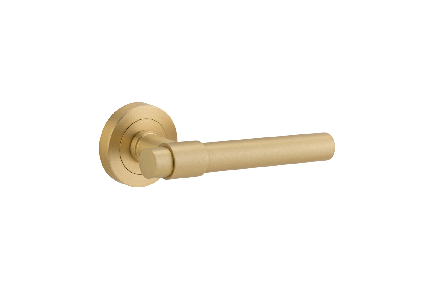 Helsinki Lever on Rose Brushed Gold PVD