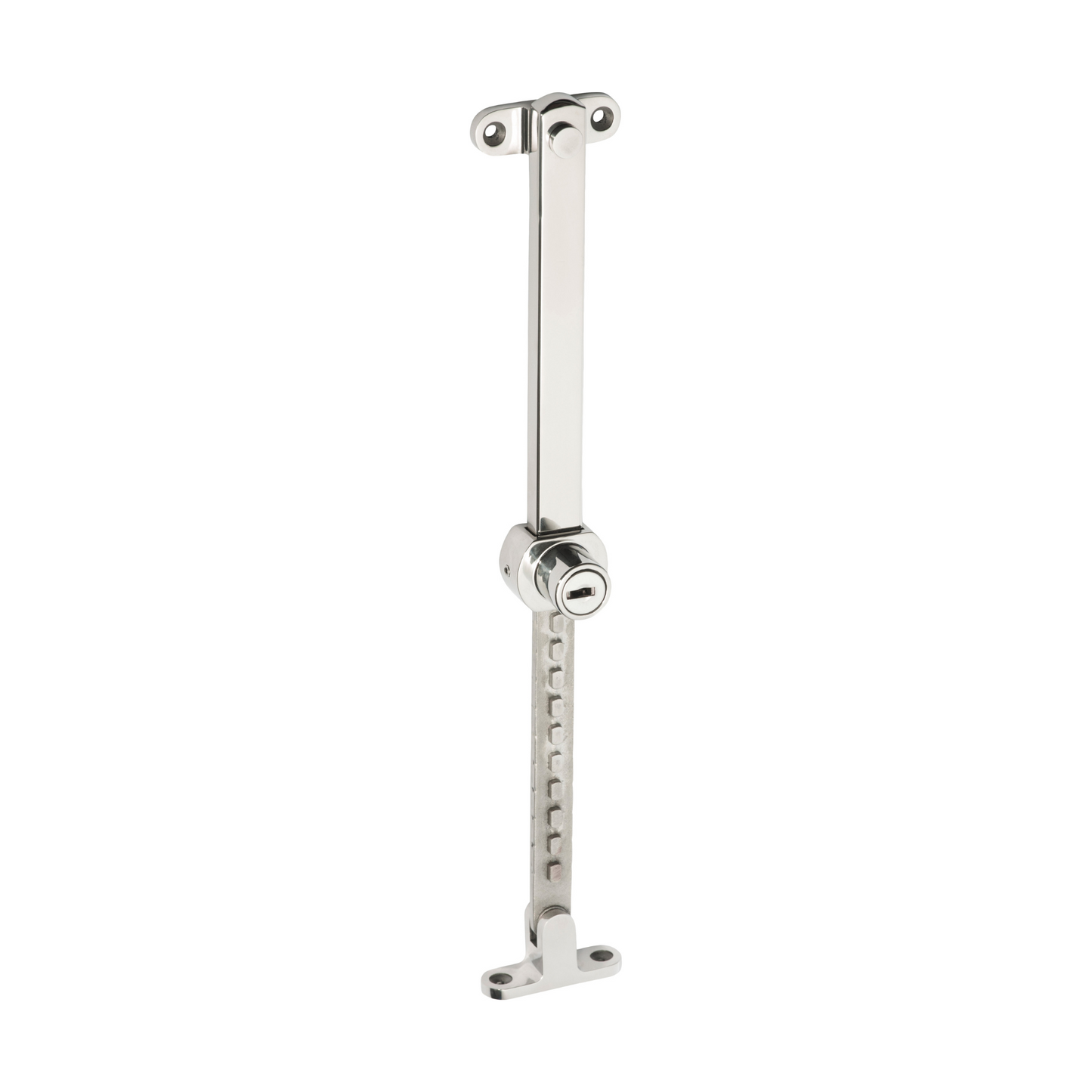 Telescopic Stay - Locking Polished Stainless Steel
