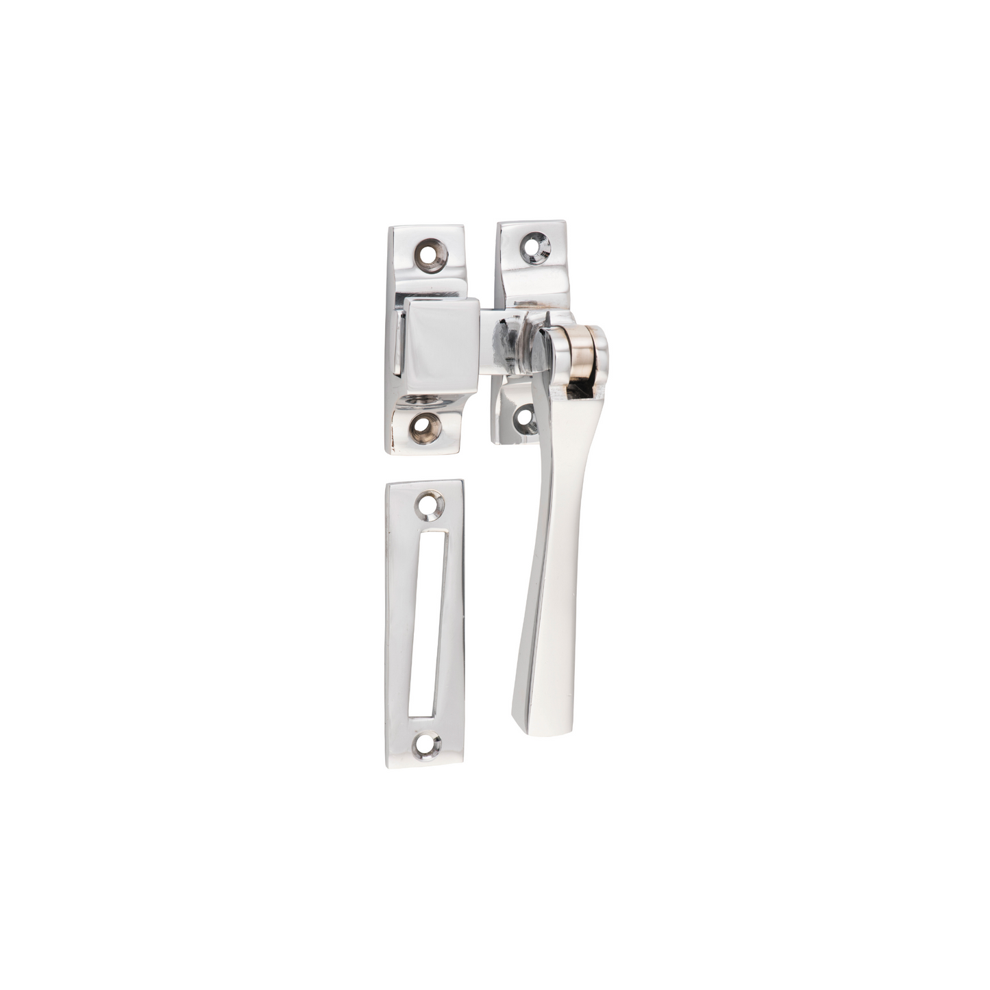 Casement Fastener - Square Polished Chrome