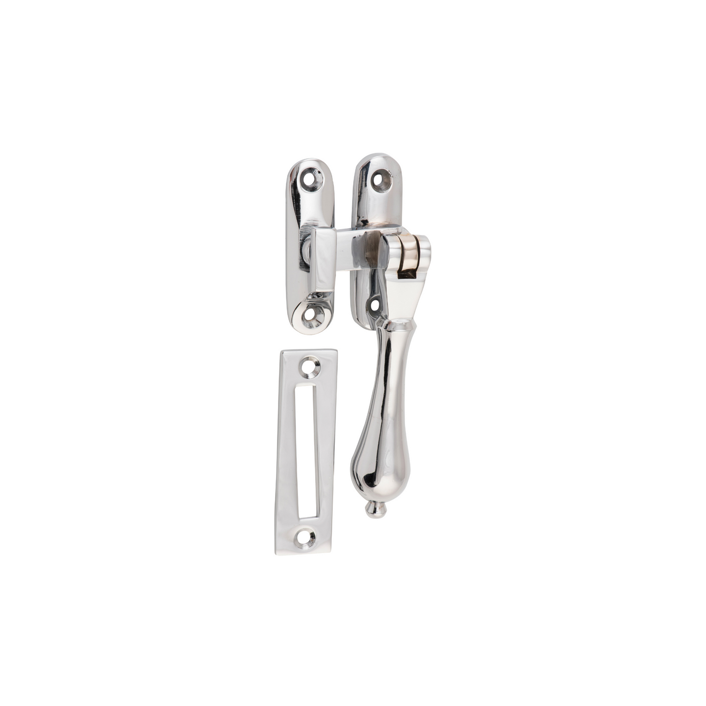 Casement Fastener - Teardrop Polished Chrome