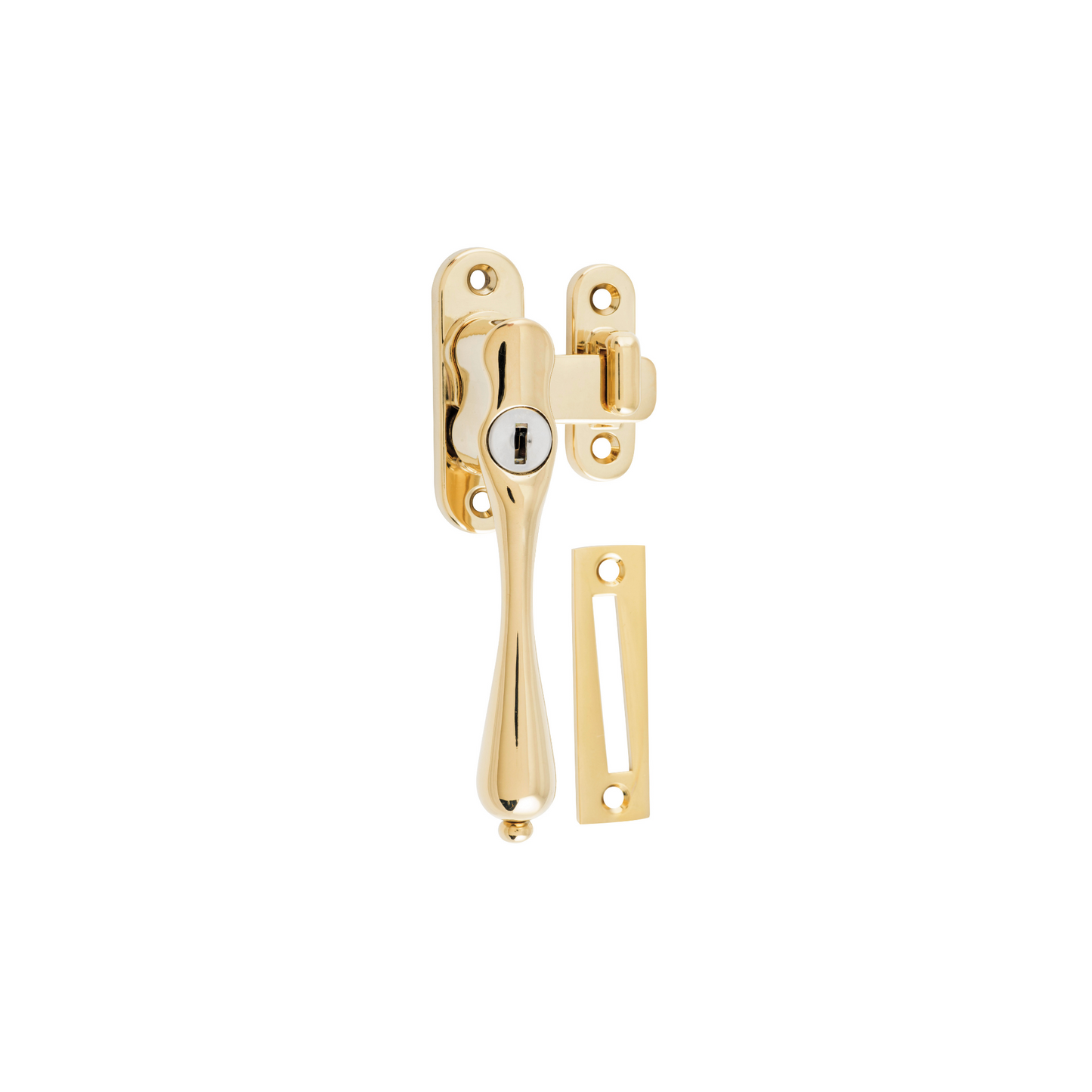 Casement Fastener - Locking Left Hand PVD