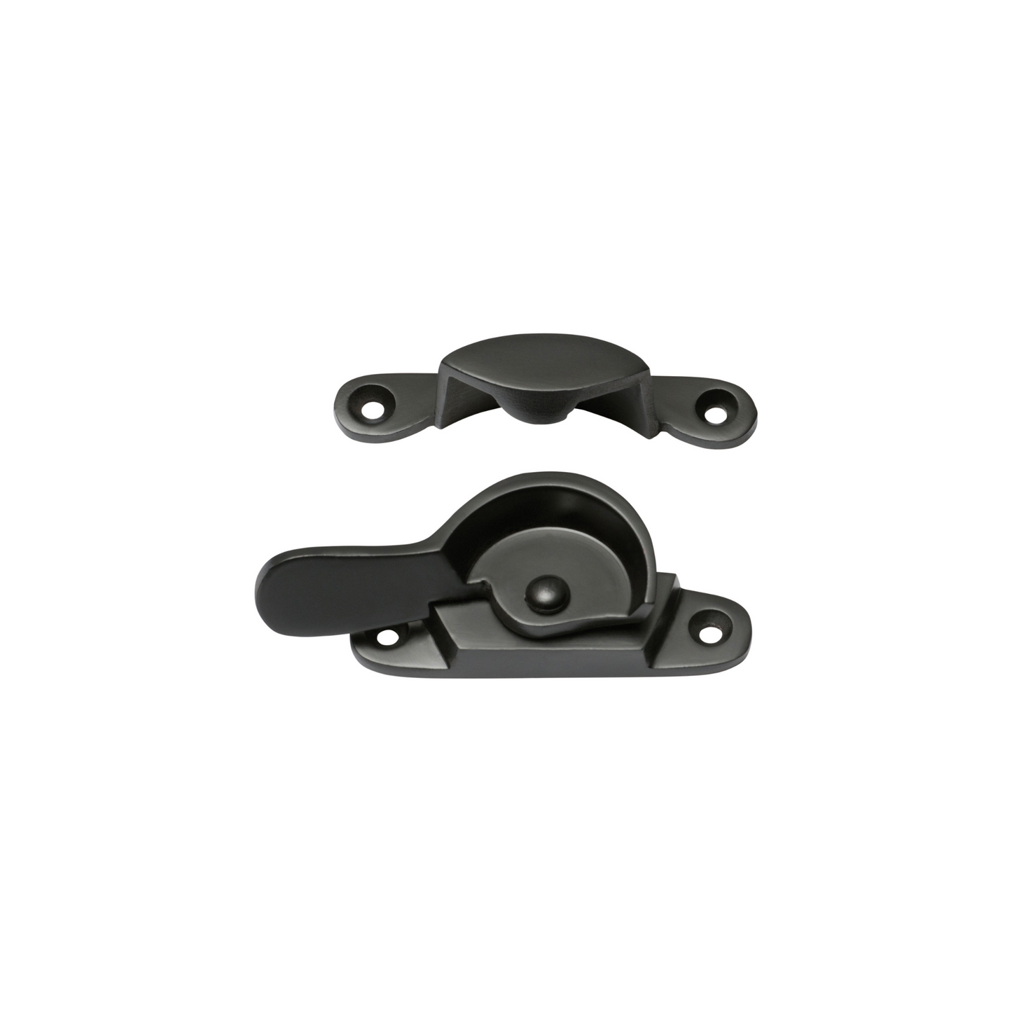 Sash Fastener - Narrow Matt Black