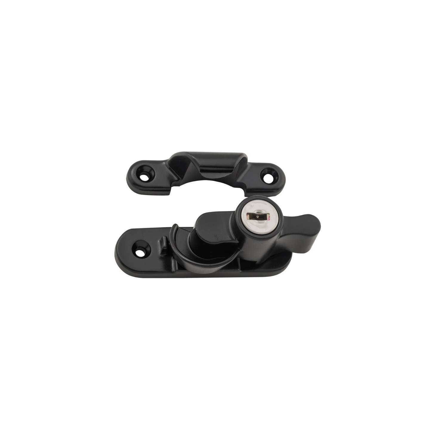 Sash Fastener - Locking Matt Black