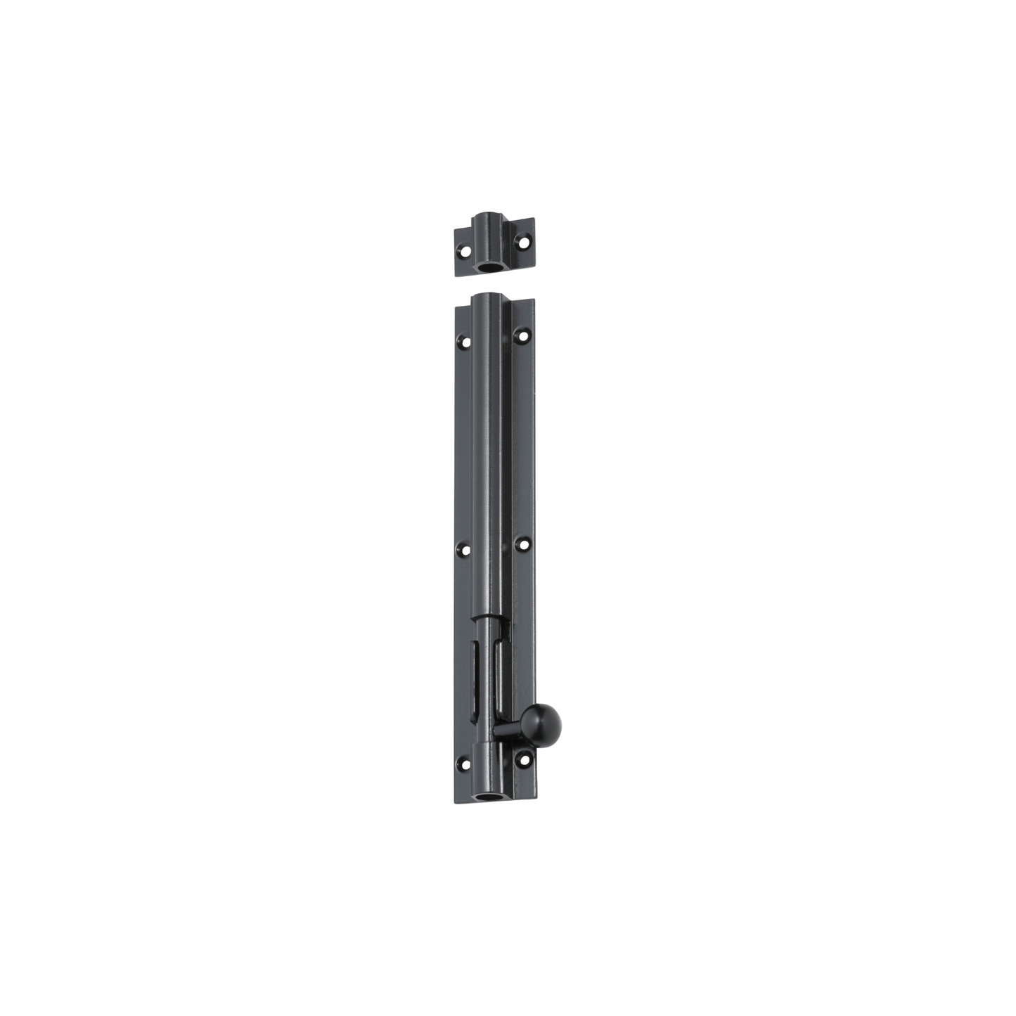Barrel Bolt Matt Black 150mm