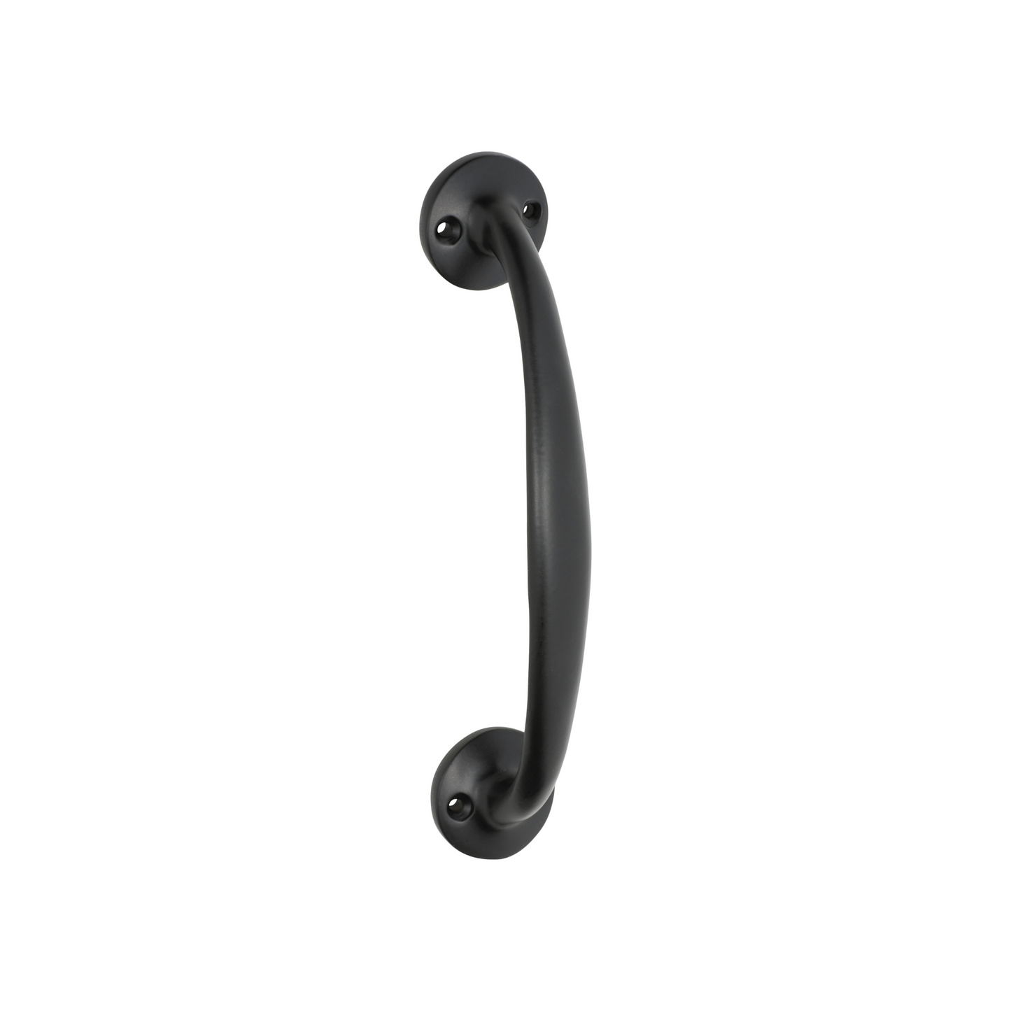 Telephone Pull Handle Matt Black 187mm