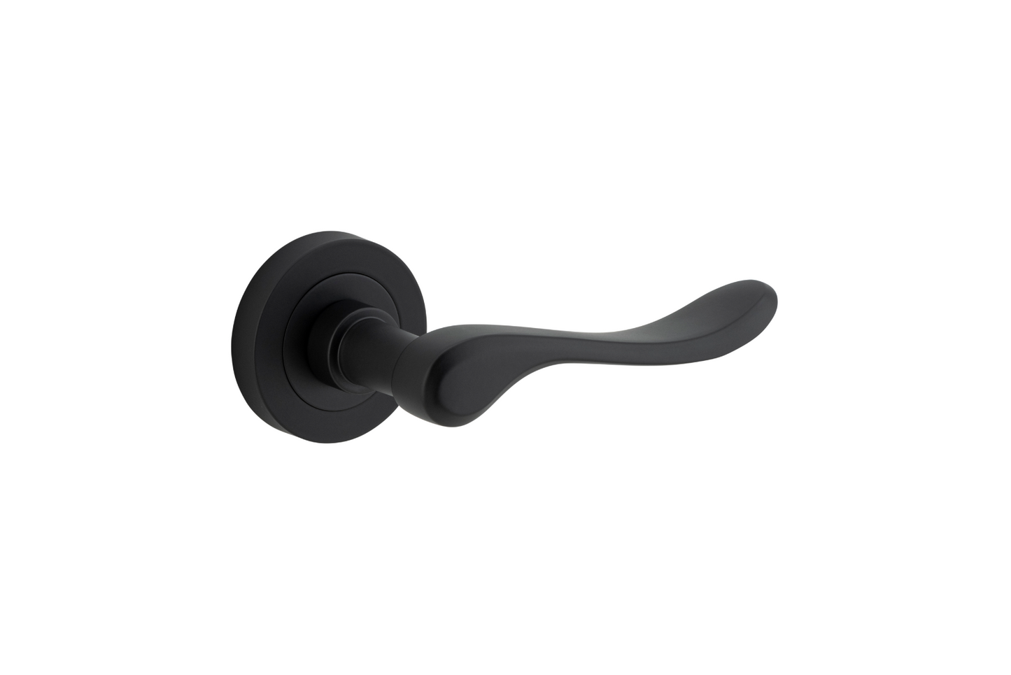 Stirling Lever on Rose Matt Black