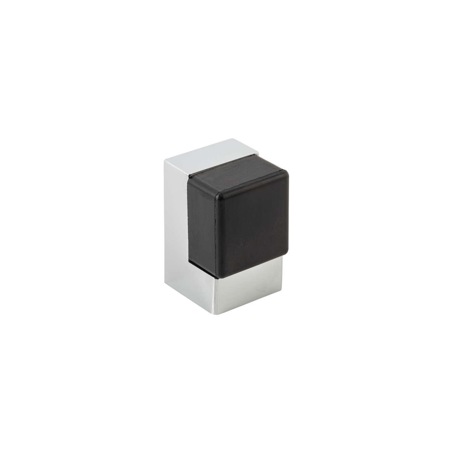 Door Stop - Square Polished Chrome