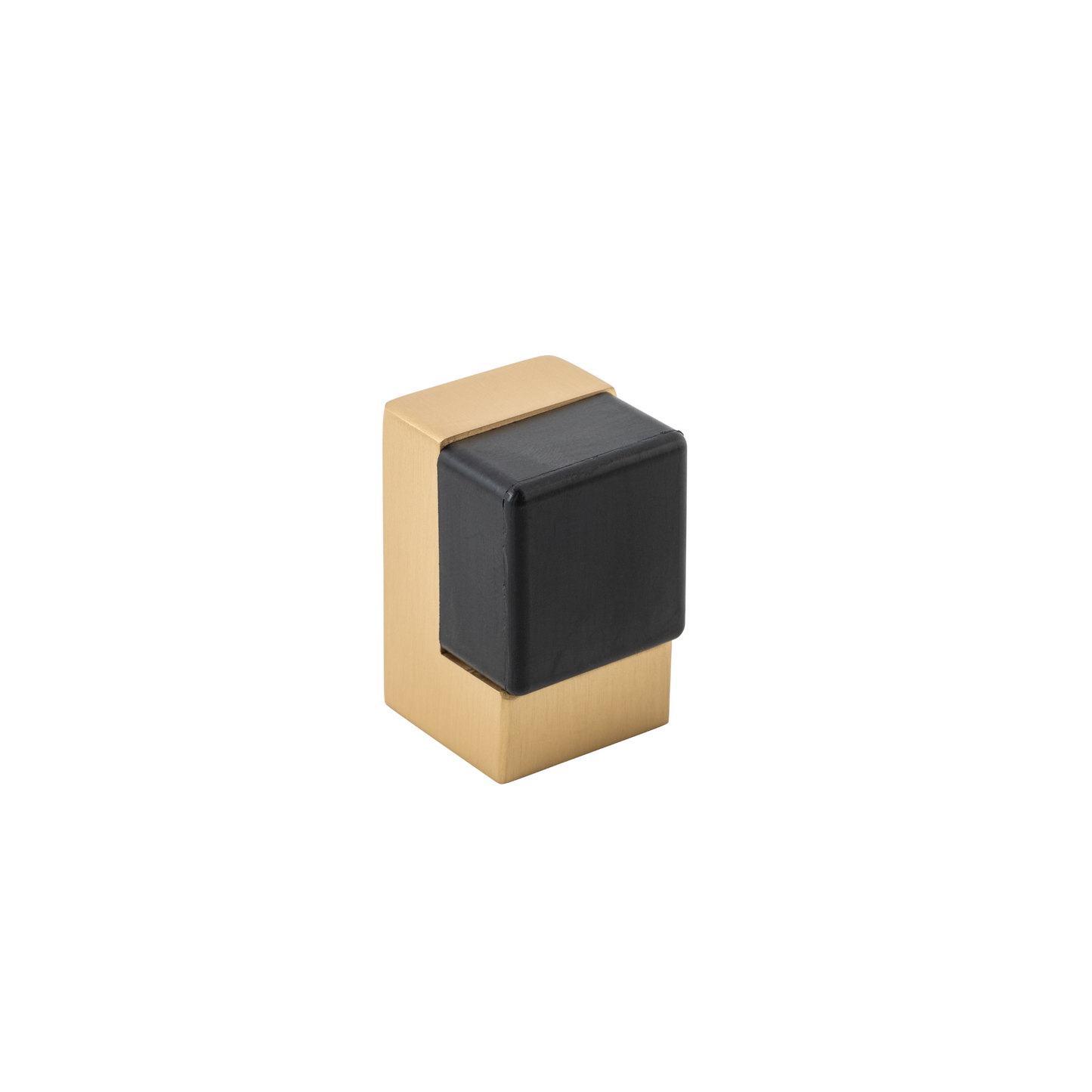 Door Stop - Square Brushed Brass