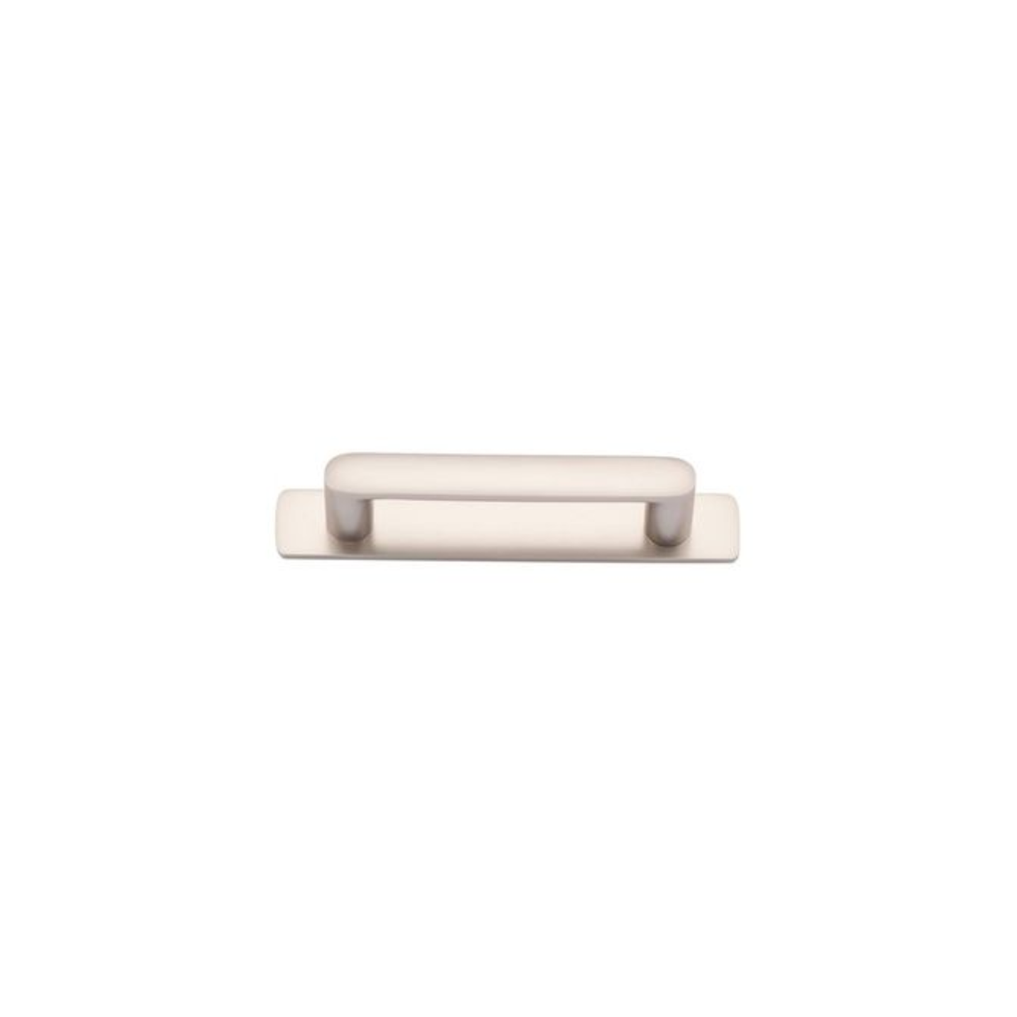 Osaka Cabinet Pull with Backplate Satin Nickel CTC 96mm