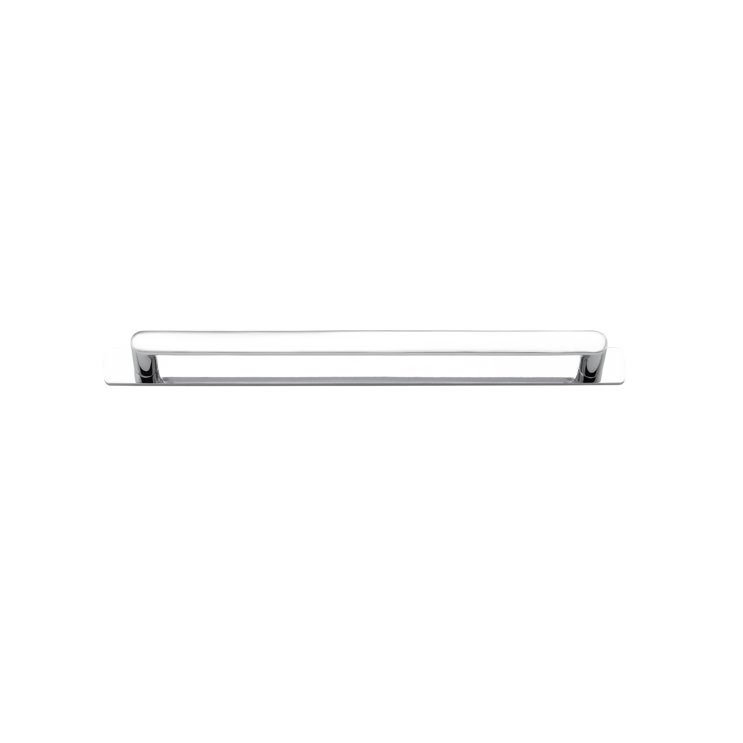 Osaka Cabinet Pull with Backplate Polished Chrome CTC 256mm