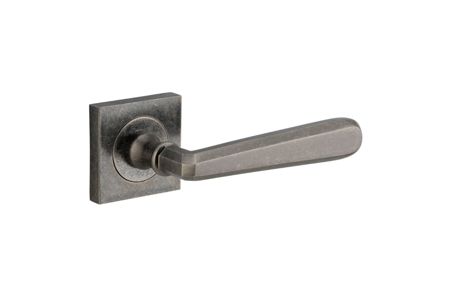 Copenhagen Lever on Square Rose Distressed Nickel
