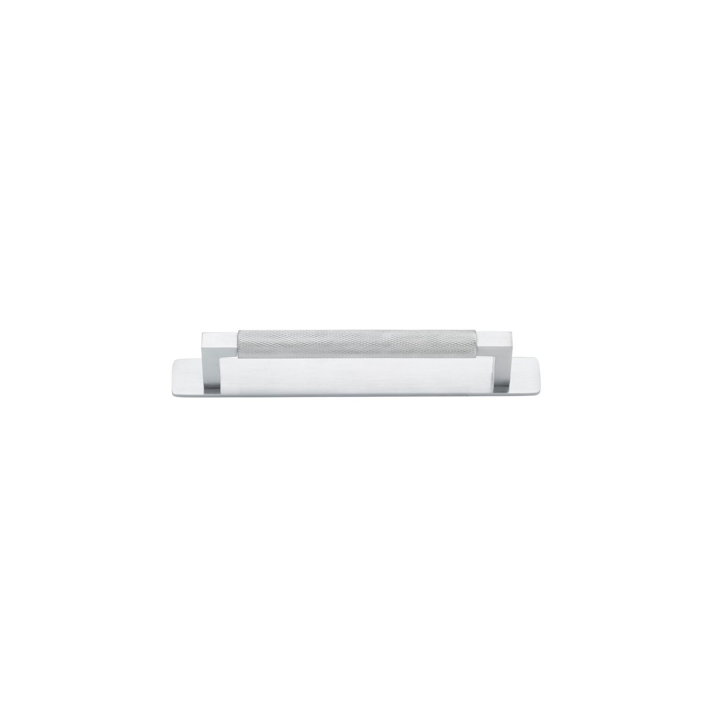 Brunswick Cabinet Pull with Backplate Brushed Chrome CTC 160mm
