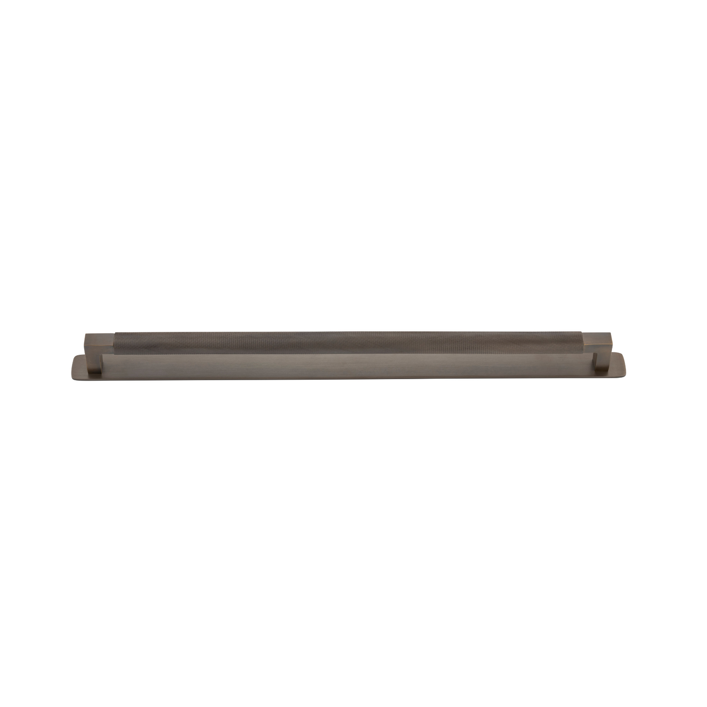Brunswick Cabinet Pull with Backplate Signature Brass CTC 450mm