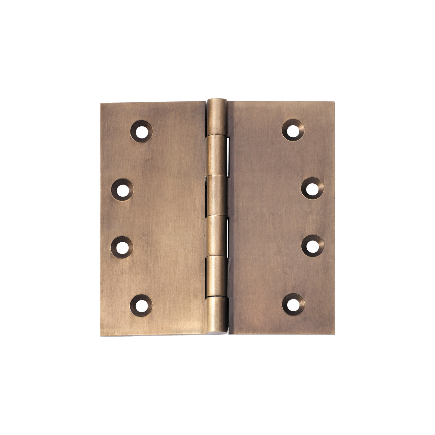 Hinge - Fixed Pin Antique Brass 100mm x 100mm