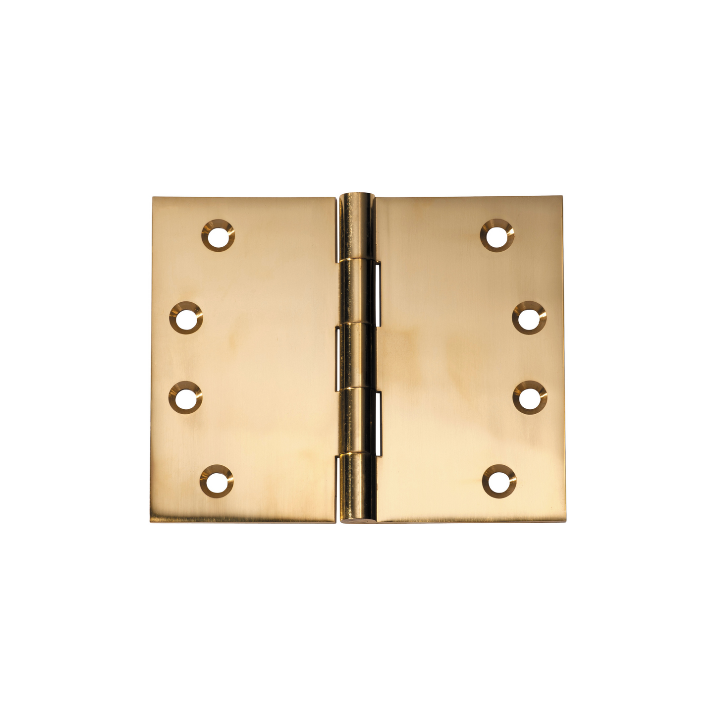 Hinge - Broad Butt Polished Brass 100mm x 125mm