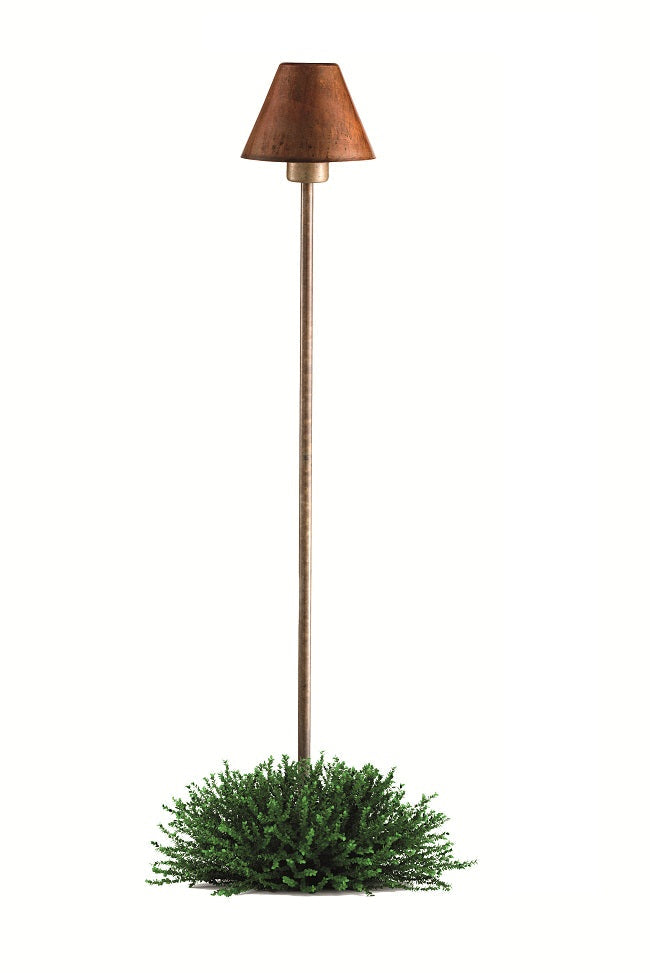 Fiordo Brass and Copper Tall Pole Light